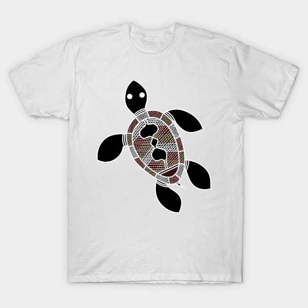 Aboriginal Art - Turtle T-Shirt by hogartharts